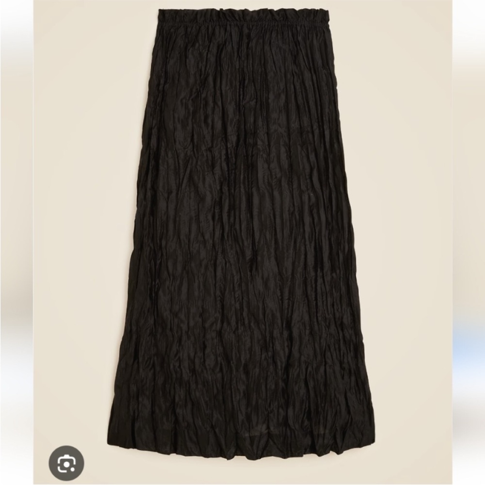 J Crew Crinkled gathered-waist skirt